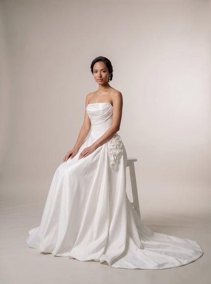 Ellie Belle Rosalind Strapless A-Line Gown