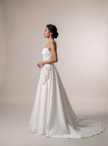 Ellie Belle Rosalind Strapless A-Line Gown