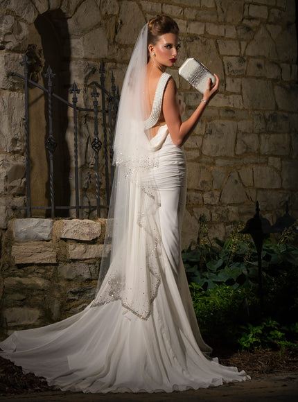 Eternity Two-Tier Waltz Heavy Crystal Veil