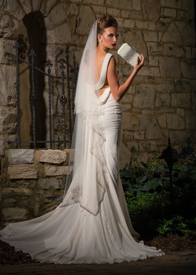 Eternity Two-Tier Waltz Heavy Crystal Veil