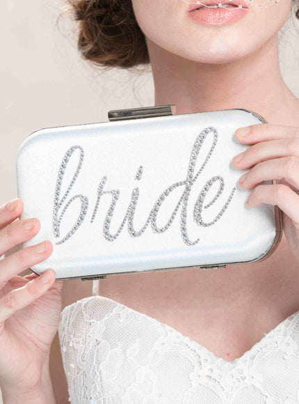 Ever After Crystal "Bride" Clutch