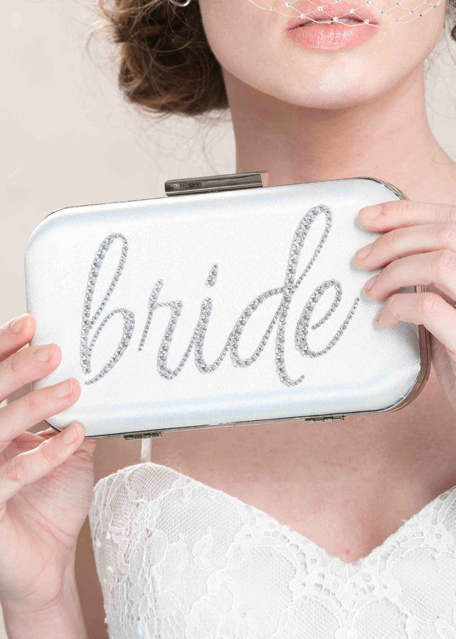 Ever After Crystal "Bride" Clutch