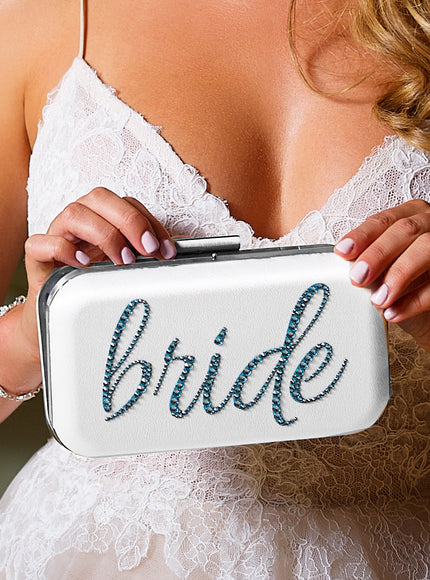 Ever After Crystal "Bride" Clutch