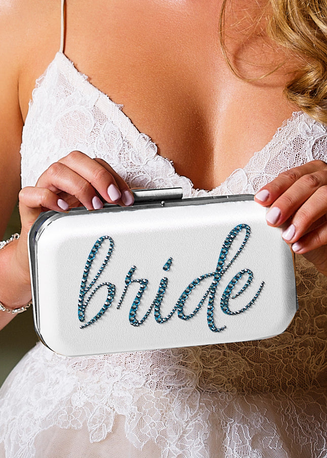 Ever After Crystal "Bride" Clutch