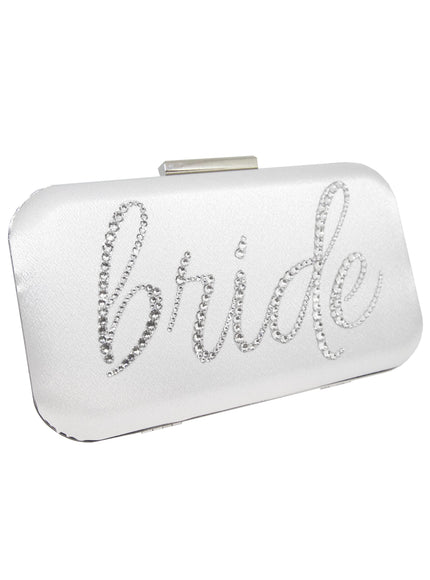 Ever After Crystal "Bride" Clutch