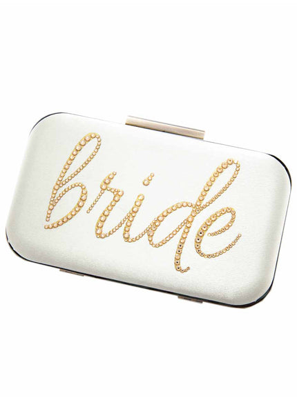 Ever After Crystal "Bride" Clutch