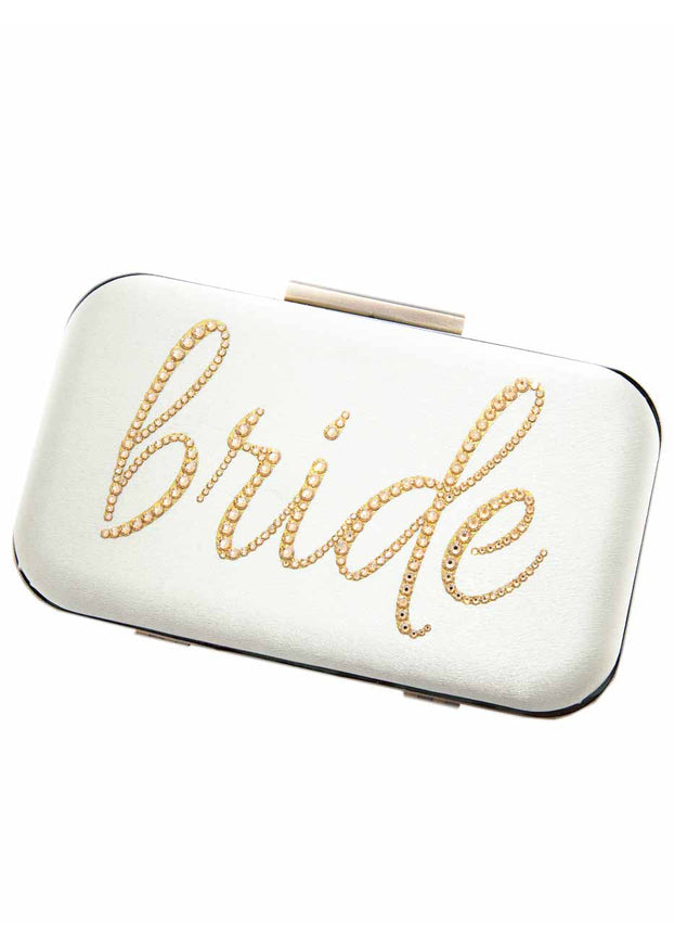 Ever After Crystal "Bride" Clutch