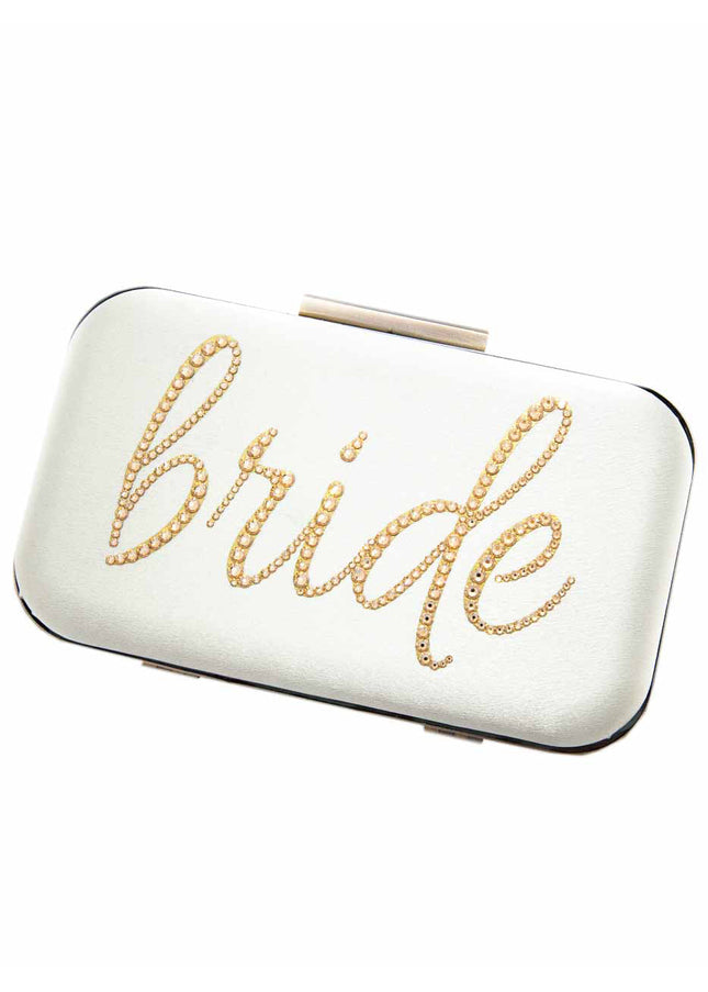 Ever After Crystal "Bride" Clutch