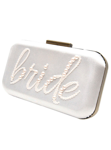 Ever After Pearl "Bride" Clutch