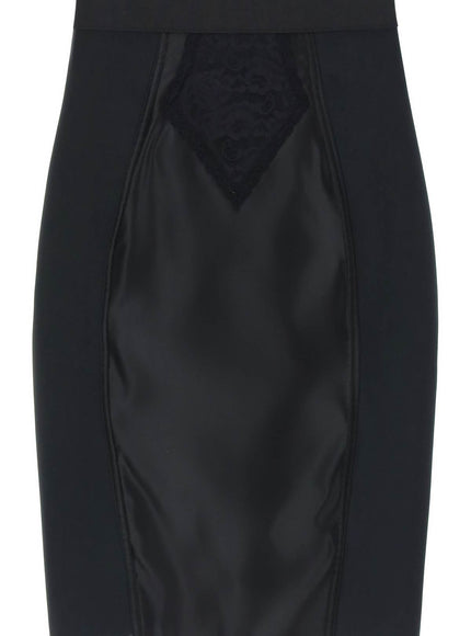 Dolce & Gabbana "mini satin and powernet skirt"