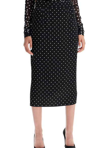 Dolce & Gabbana stretch charmeuse pencil skirt