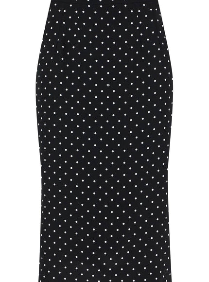 Dolce & Gabbana stretch charmeuse pencil skirt