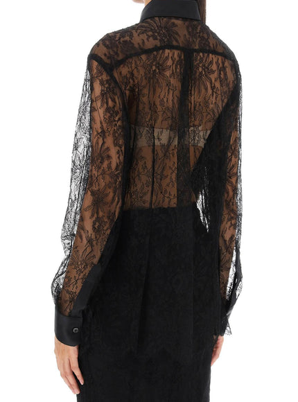 Dolce & Gabbana chantilly lace shirt