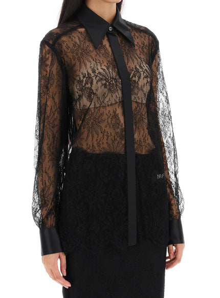 Dolce & Gabbana chantilly lace shirt