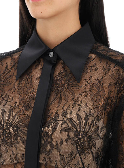 Dolce & Gabbana chantilly lace shirt