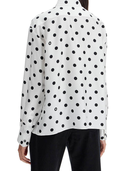 Dolce & Gabbana silk polka dot print blouse