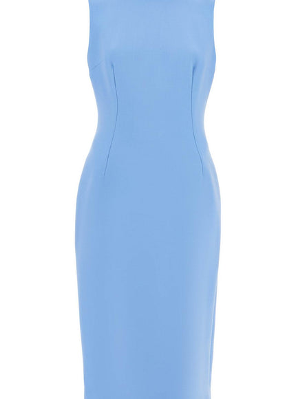 Dolce & Gabbana wool crepe sheath midi dress with tube