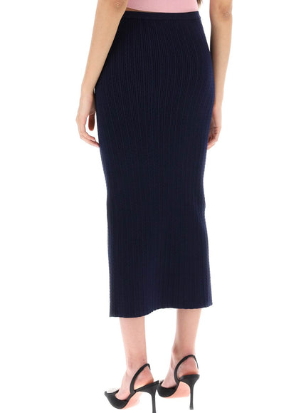 Alessandra Rich knitted pencil skirt