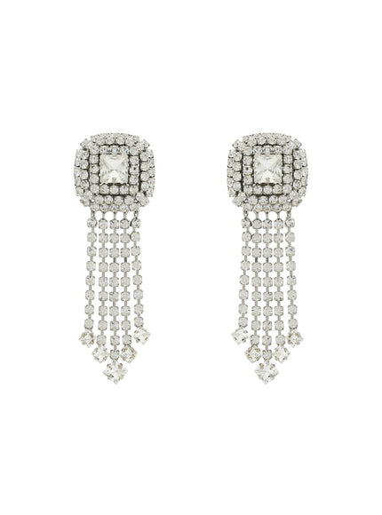 Alessandra Rich dangling clip-on earrings