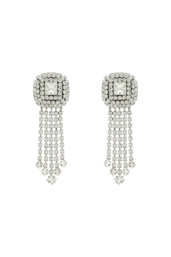 Alessandra Rich dangling clip-on earrings