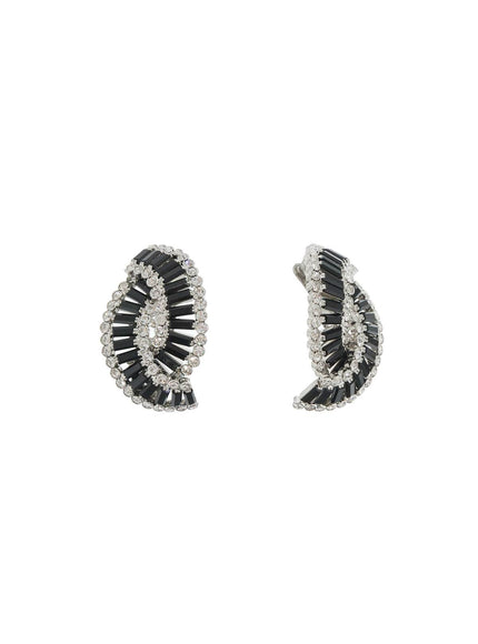 Alessandra Rich braided earrings