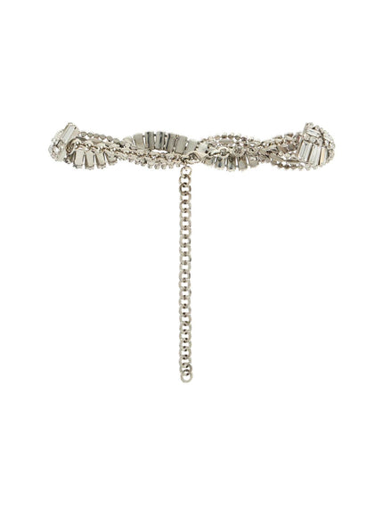 Alessandra Rich crystal-studded choker