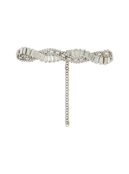 Alessandra Rich crystal-studded choker