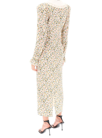 Alessandra Rich floral shirt dress