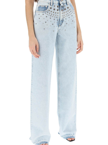 Alessandra Rich jeans with studs