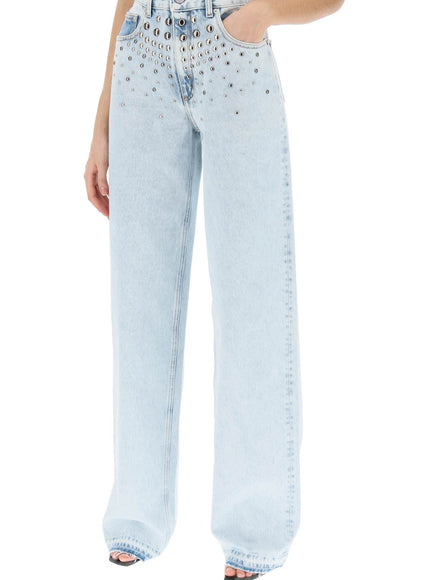 Alessandra Rich jeans with studs