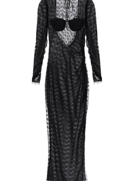 Alessandra Rich long lace gown