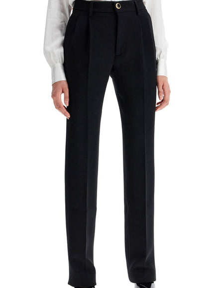 Alessandra Rich woolen cigarette pants for women