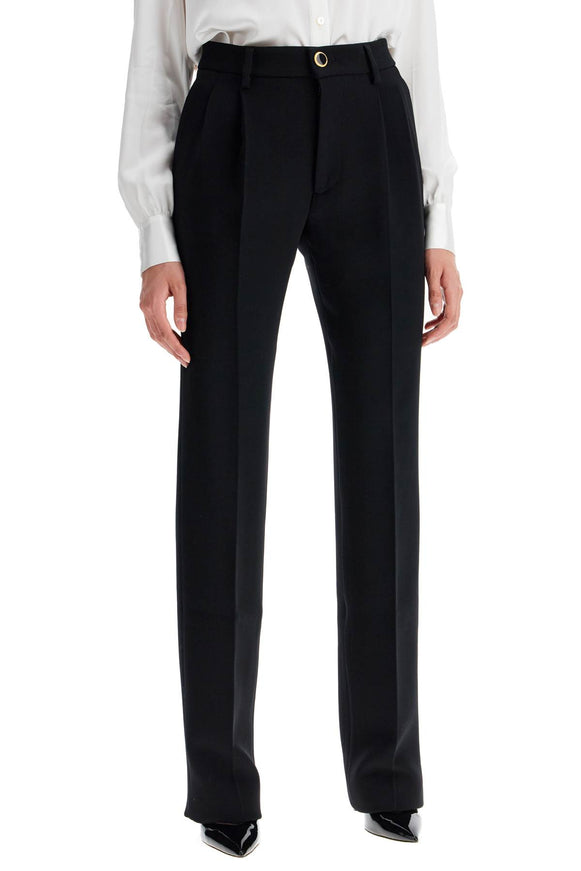 Alessandra Rich woolen cigarette pants for women