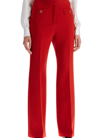 Alessandra Rich tailored wool bootcut trousers for