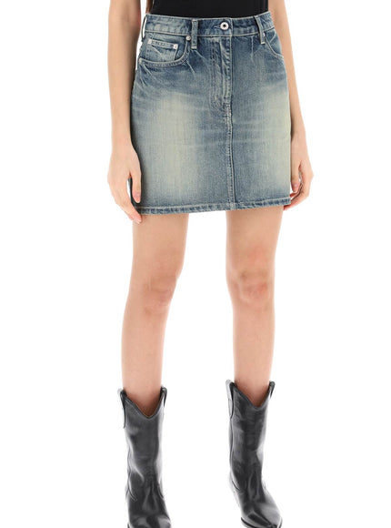 Kenzo japanese denim mini skirt