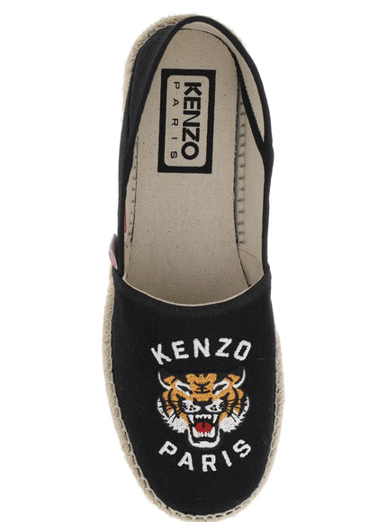 Kenzo canvas espadrilles with logo embroidery