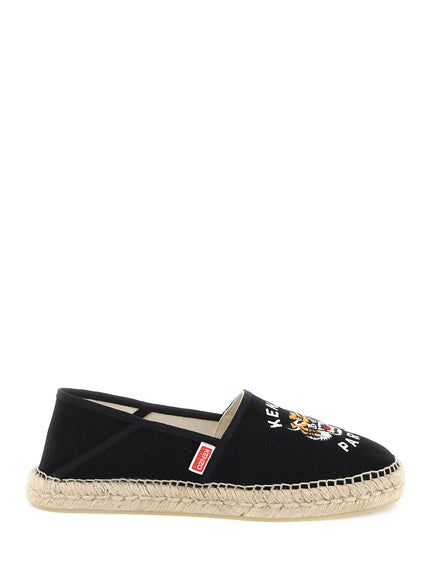 Kenzo canvas espadrilles with logo embroidery