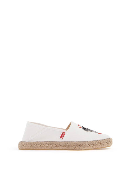 Kenzo canvas espadrilles with logo embroidery