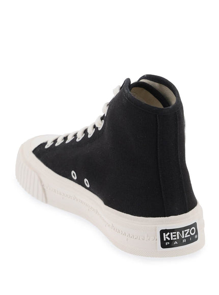 canvas kenzo foxy high-top sneakers