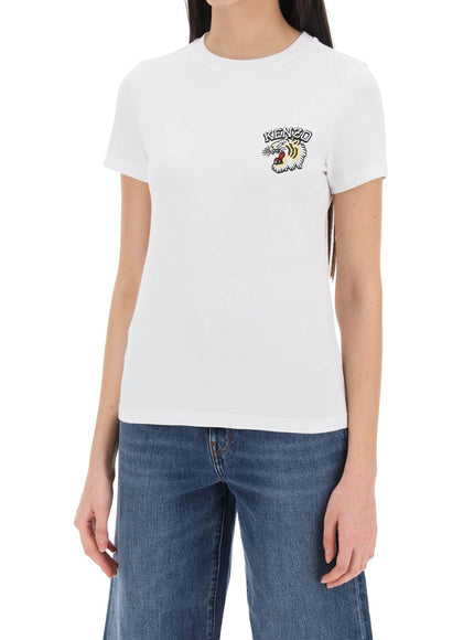 Kenzo crew-neck t-shirt with embroidery