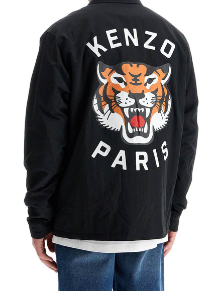 Kenzo lucky tiger nylon overshirt for