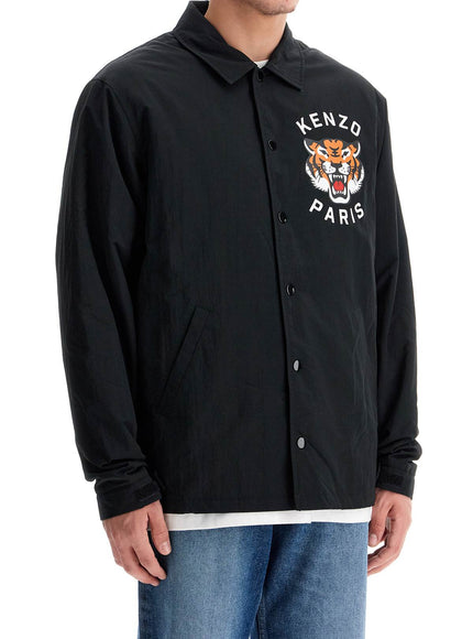 Kenzo lucky tiger nylon overshirt for