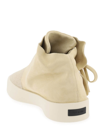 Fear Of God mid-top suede and bead sneakers.