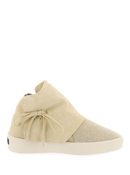 Fear Of God mid-top suede and bead sneakers.