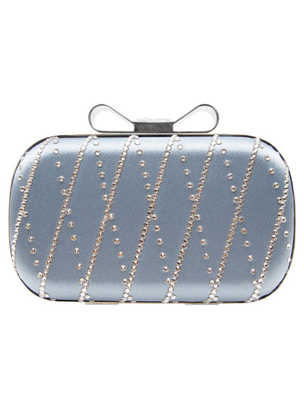 Ariel Taub Fifi Small Crystal Bow Clutch