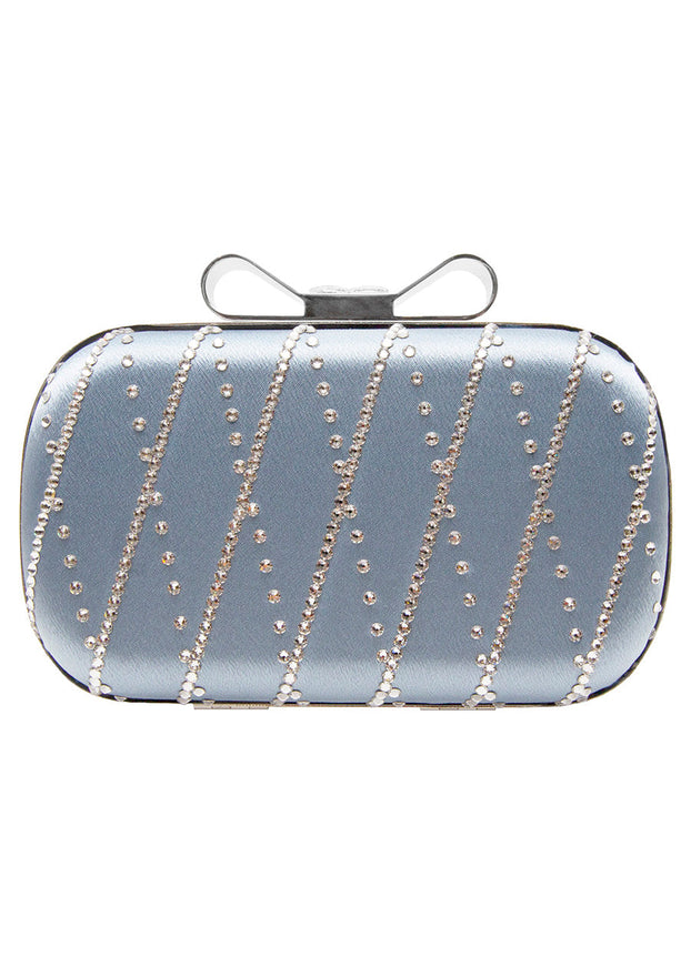 Ariel Taub Fifi Small Crystal Bow Clutch