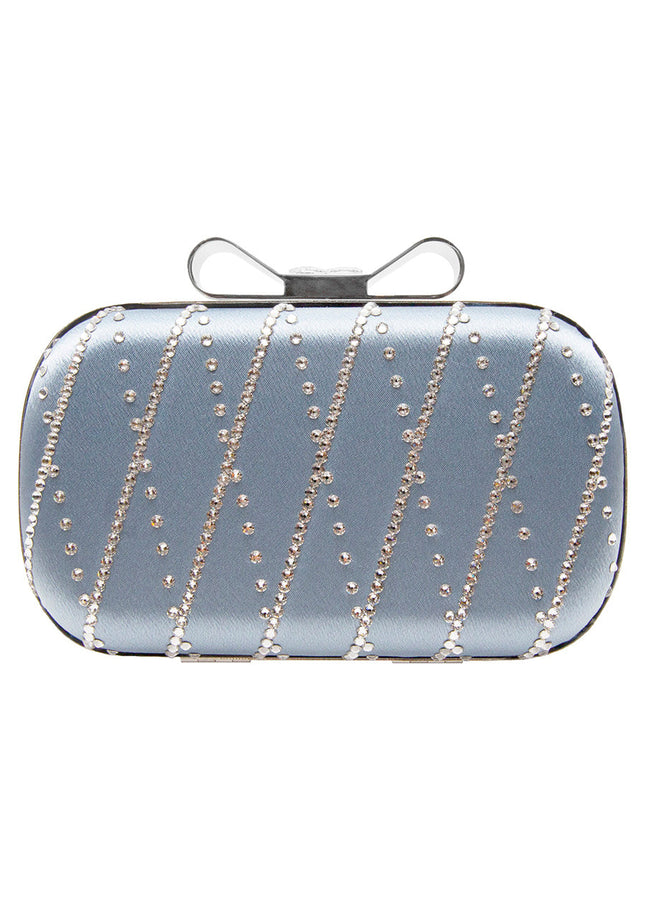 Ariel Taub Fifi Small Crystal Bow Clutch