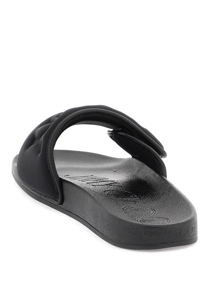 Jimmy Choo slides with logo