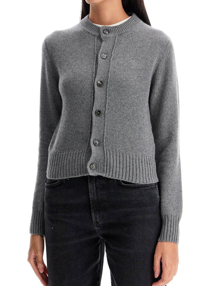 Ami Alexandre Matiussi cashmere crewneck cardigan