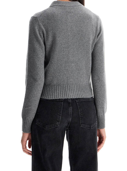 Ami Alexandre Matiussi cashmere crewneck cardigan